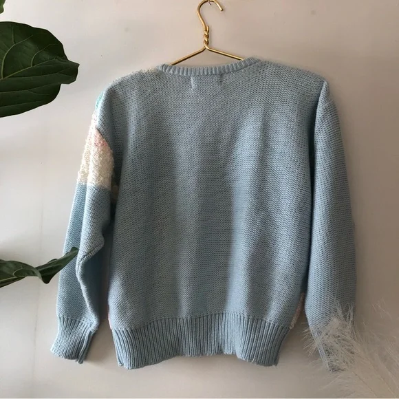 True Vintage Knit embroidered Sweater - Picture 6 of 9